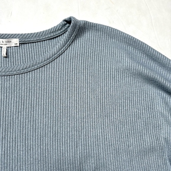 rag & bone Ribbed Drop Shoulder Top - Picture 11 of 14